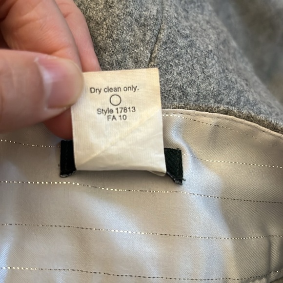 J. Crew Wool Blend Pencil Gray Skirt 2 - Picture 6 of 6